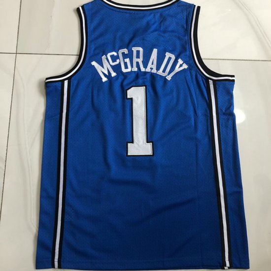 Maillot de Basket 1 Mcgrady Magic 2003-04 Bleu - Cliquez sur l'image pour la fermer