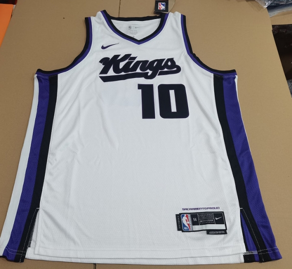 Maillot de Basket 10 Derozan Sacramento Kings Blanc - Cliquez sur l'image pour la fermer