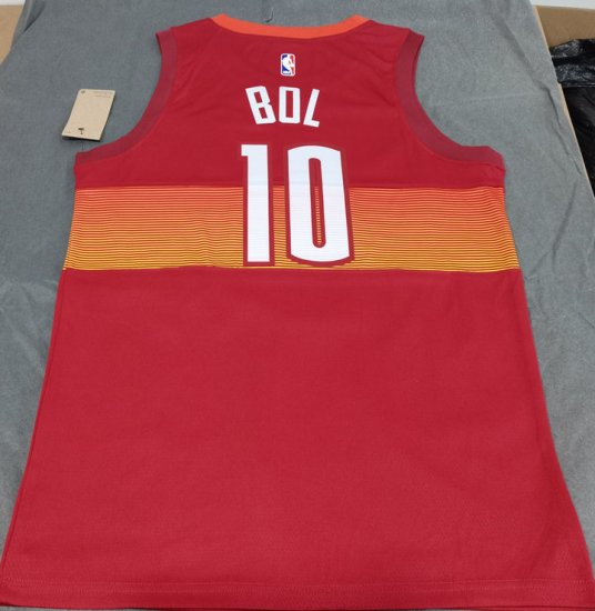 Maillot Basket 10 Bol Nuggets 2020-21 City Edition Rouge