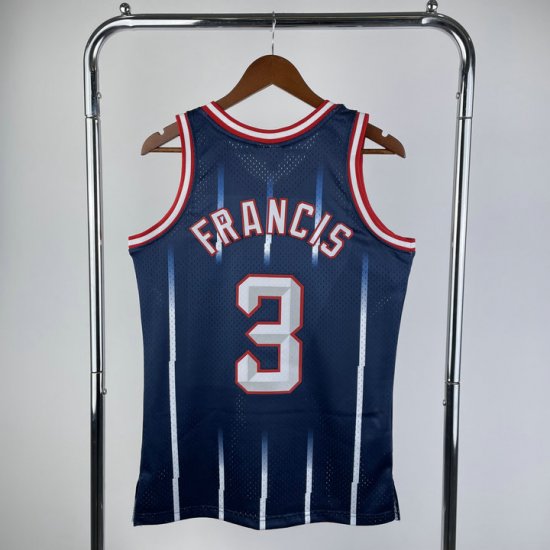 Maillot Basket 3 Steve Francis Rockets 1999-2000 Bleu