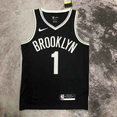 Maillot de Basket 1 Bridges Nets Noir