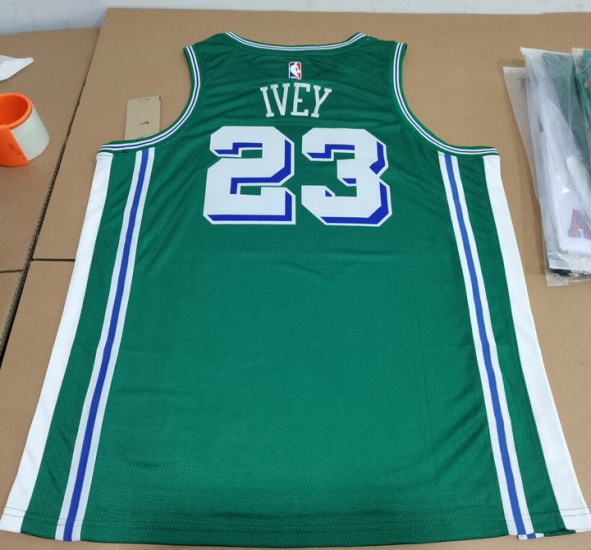 Maillot de Basket 23 Ivey Pistons 2023 City Edition Vert - Cliquez sur l'image pour la fermer