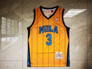 Maillot de Basket 3 Chris Paul Hornets 2010-11 Jaune