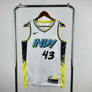 Maillot de Basket 43 Siakam 2025 City Edition Blanc