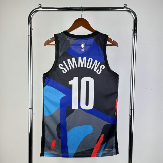 Maillot 10 Simmons Brooklyn Nets 2023-24 City Edition Swingman - Cliquez sur l'image pour la fermer