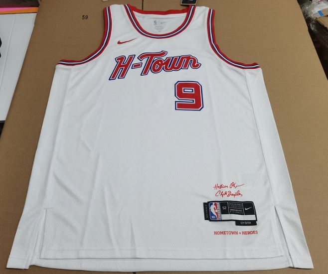 Maillot 9 Brooks Rockets Rockets 2023-24 City Edition Blanc - Cliquez sur l'image pour la fermer