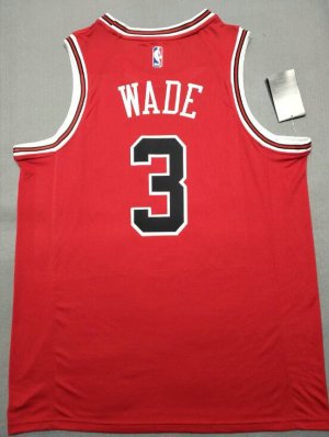 Maillot Basket 3 Wade Bulls Rouge