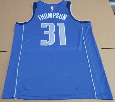 Maillot Basket 31 Thompson Dallas Mavericks Bleu