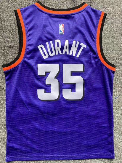 Maillot Phoenix Suns 35 Durant Enfant Classic Edition Violet - Cliquez sur l'image pour la fermer