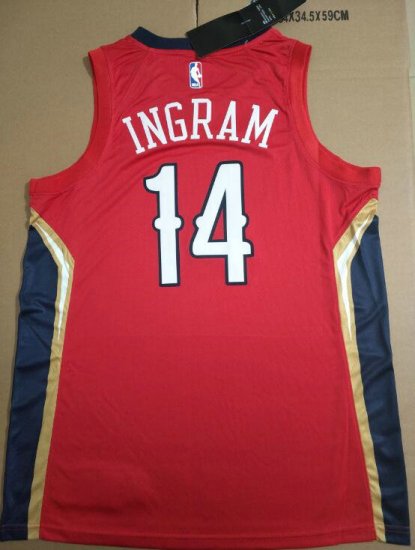 Maillot de Basket 14 Ingram Pelicans Rouge