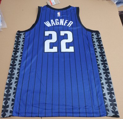 Maillot de Basket 22 Wagner Magic 2024 Statement Edition Bleu