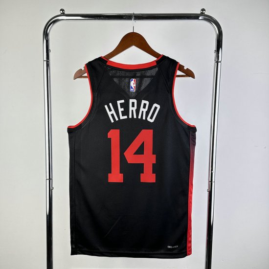 Maillot 14 Herro Miami Heat 2023-24 City Edition Noir