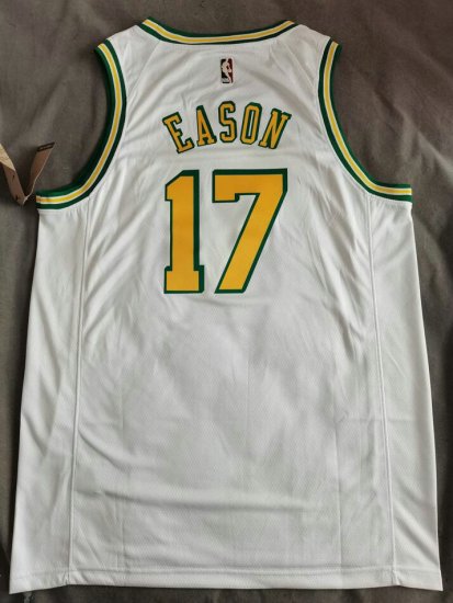 Maillot 17 Eason Rockets 2022-23 City Edition Blanc - Cliquez sur l'image pour la fermer