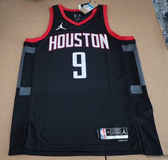 Maillot 9 Brooks Houston Rockets 2023-24 Statement Edition Noir