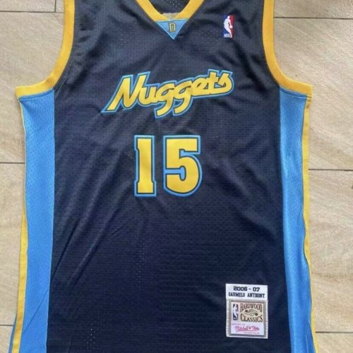 Maillot Basket 15 Anthony Nuggets 2006-07 Bleu Marine