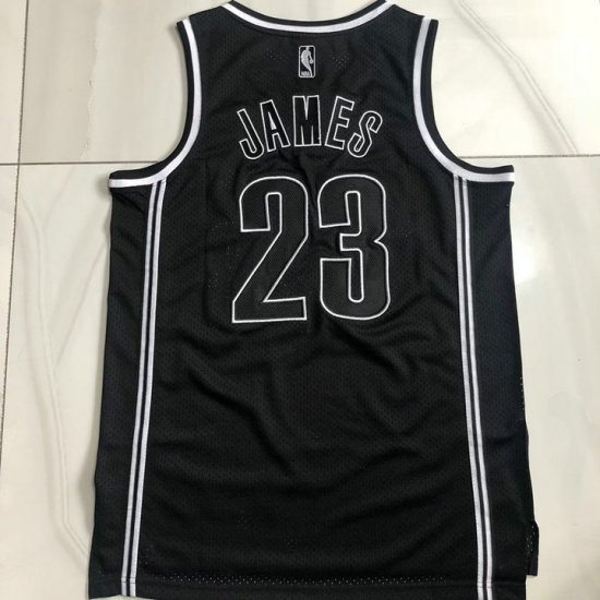 Maillot Basket 23 James Cleveland Cavaliers Noir - Cliquez sur l'image pour la fermer