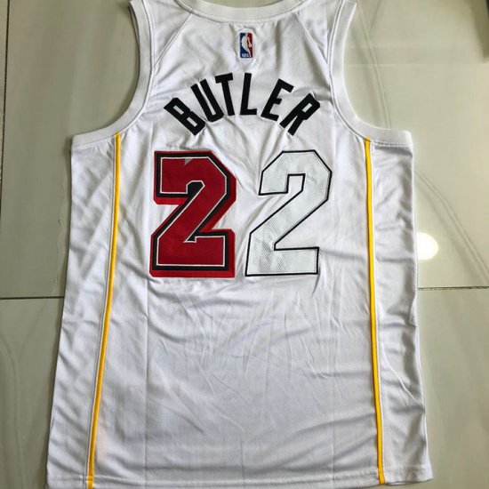 Maillot de Basket 22 Butler Miami Heat 2022-23 City Blanc - Cliquez sur l'image pour la fermer