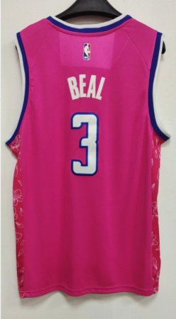 Maillot de Basket 3 Beal Wizards 2023 City Edition Rose