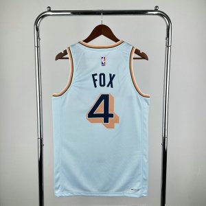 Maillot de Basket Spurs 2025 Fox 4 City Edition Bleu