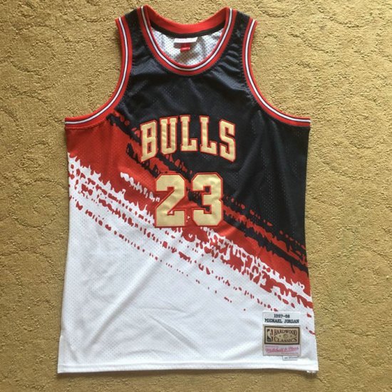 Maillot Basket 23 Jordan Bulls 1997-98 Independence - Cliquez sur l'image pour la fermer