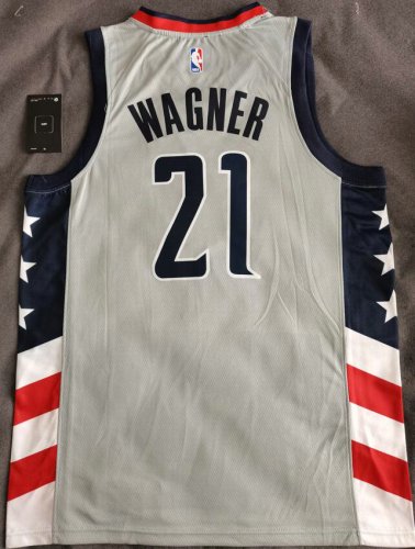 Maillot de Basket 21 Wagner Wizards 2020-21 City Edition Gris