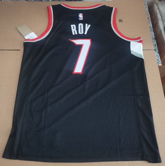 Maillot de Basket 7 Roy Portland Trail Blazers Noir - Cliquez sur l'image pour la fermer