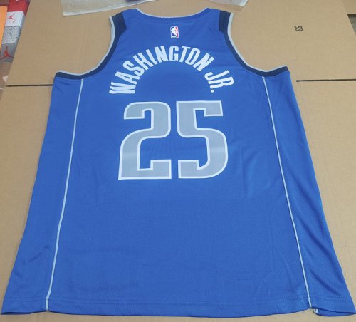 Maillot Basket 25 Washington JR. Dallas Mavericks Bleu