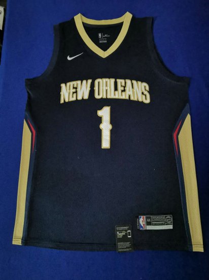 Maillot de Basket 1 Williamson Pelicans Bleu Marine - Cliquez sur l'image pour la fermer