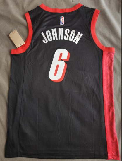 Maillot de Basket 6 Johnson Blazers 2021-22 City 75e anniversaire - Cliquez sur l'image pour la fermer