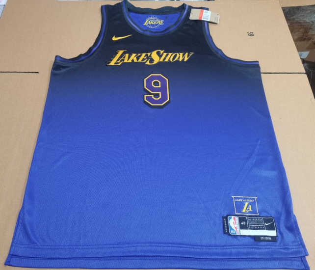 Maillot de Basket 9 James JR. Lakers 2025 City Violet - Cliquez sur l'image pour la fermer