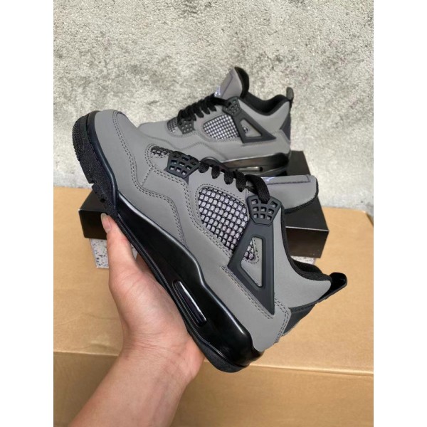 Air Jordan 4 Retro Femme Homme Chaussures Gris