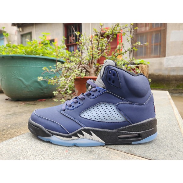 Classy Nike Air Jordan Retro 5 Midnight Marine Homme Chaussures