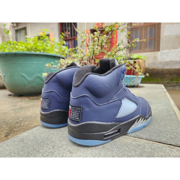 Classy Nike Air Jordan Retro 5 Midnight Marine Homme Chaussures