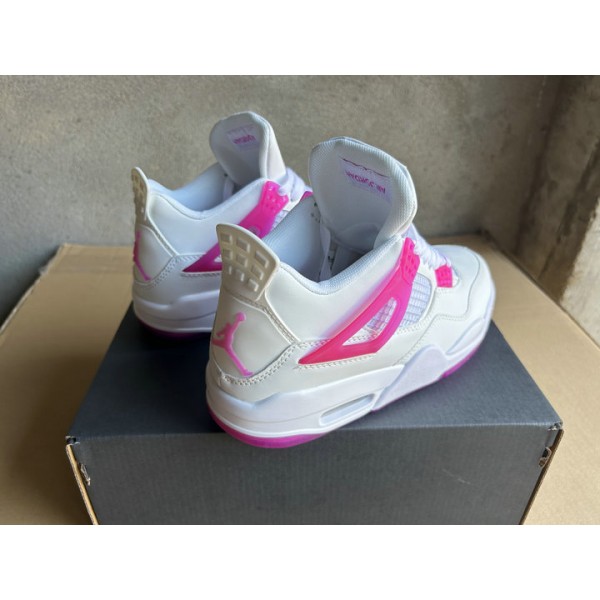 Femme Homme Chaussures Nike Air Jordan 4 Hyper Violet Sneakers