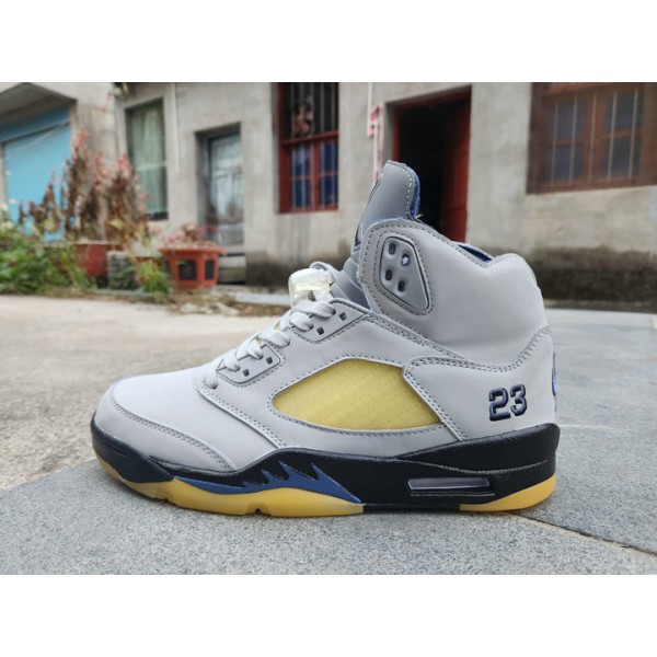 Homme 2025 Basketball Sneakers Nike Air Jordan 5 Retro Gris