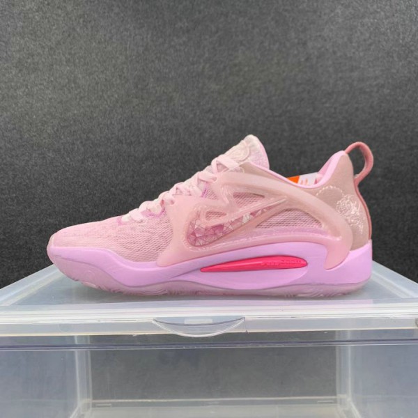 Chaussures de Basketball KD 15 Aunt Pearl DQ3851-600 Rose Foam Homme