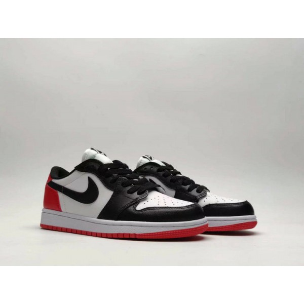 Nike Air Jordan 1 Low Noir Blanc Rouge