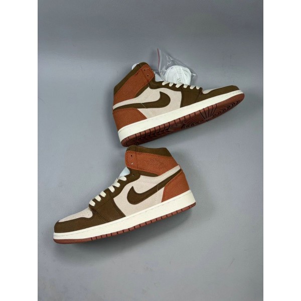 Nike Air Jordan 1 Retro AJ1 Chaussures High OG Marron