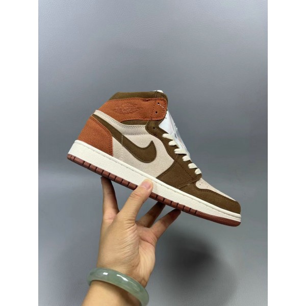 Nike Air Jordan 1 Retro AJ1 Chaussures High OG Marron