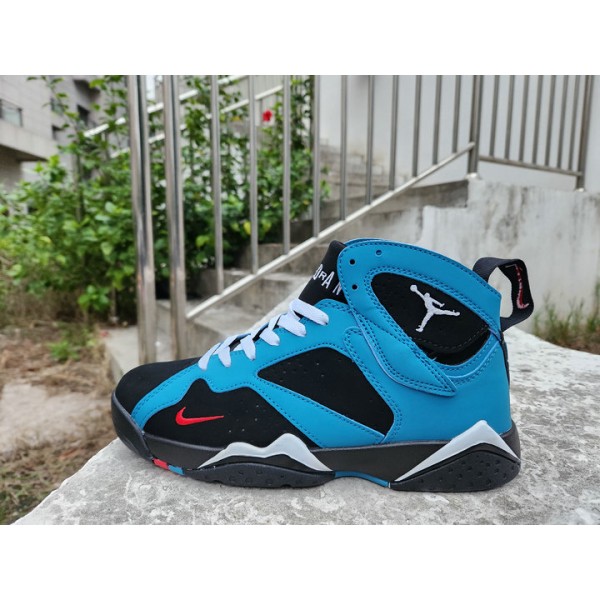 Nike Homme Basketball Chaussures Jordan 7 Solde Sneakers Noir