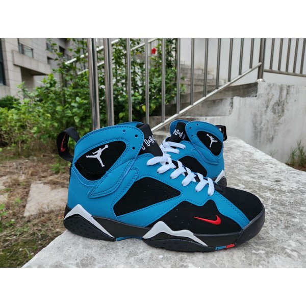 Nike Homme Basketball Chaussures Jordan 7 Solde Sneakers Noir