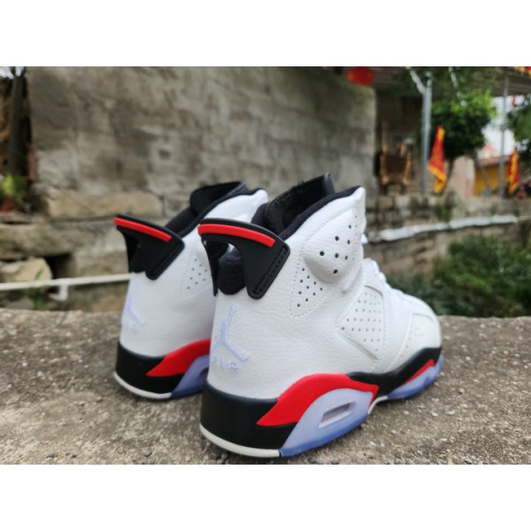 Nike Homme Chaussures Air Jordan 6 Retro Beige Rouge