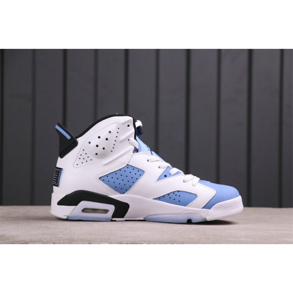 Nike Jordan Brand Chaussures Air Jordan 6 Retro Gs Unc Blanc Bleu pour Homme