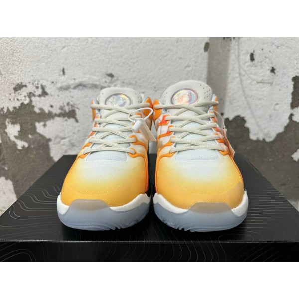 Chaussures de Basketball Nike KD 17 Sunrise University Or Noir-Safety Orange FJ9487-700 Homme