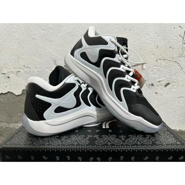 Chaussures de Basketball Nike KD 17 TB Noir Blanc FV1307-001 Homme