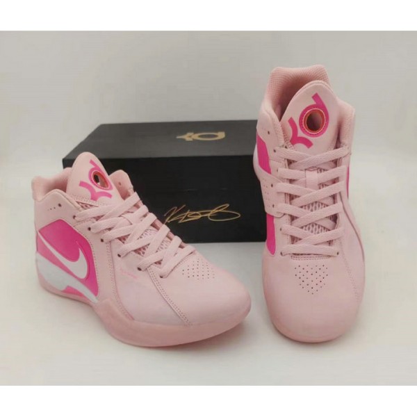 Chaussures de Basketball Nike KD 3 Retro Aunt Pearl FJ0892-600 Medium Soft Rose Blanc Homme