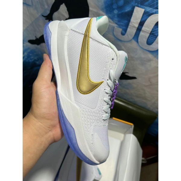 Nike Kobe 5 Protro Undefeated What If Unlucky 13 Blanc DB4796-100