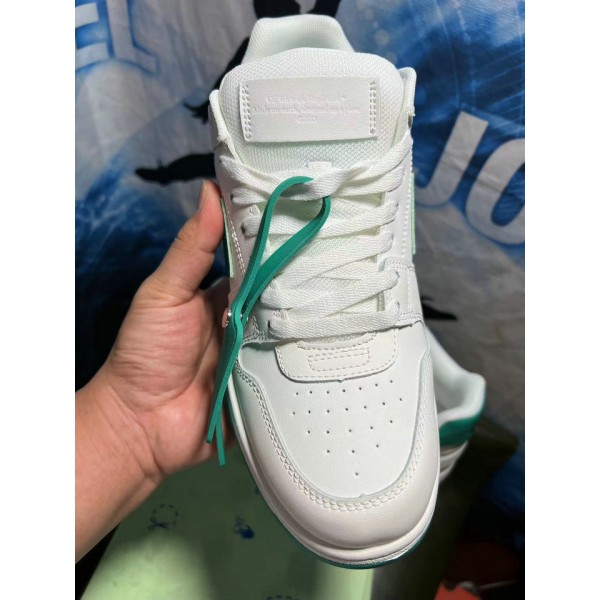 OFF-WHITE Out Of Office Blanc Vert OMIA189 C99LEA00 10455