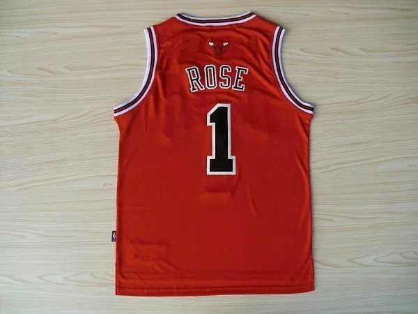 Maillot Basket 1 Rose Chicago Bulls Rouge - Cliquez sur l'image pour la fermer