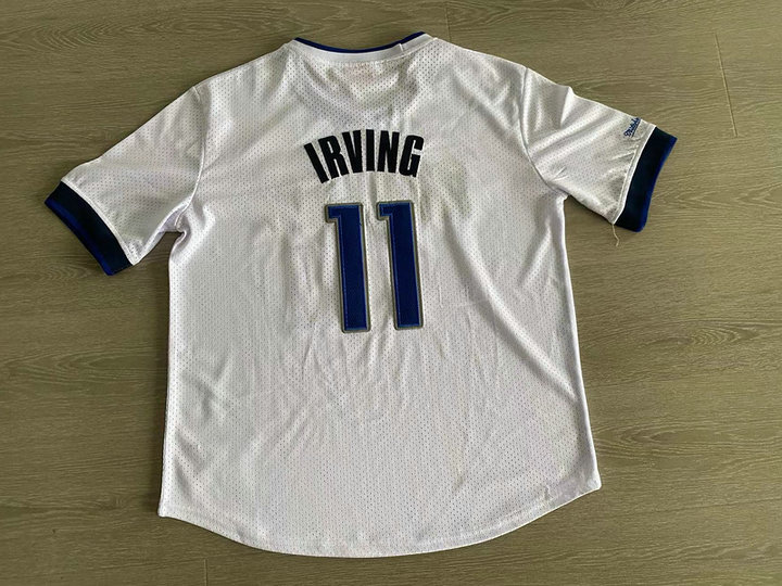 Maillot Basket Manche Courte 11 Irving Mavericks Blanc - Cliquez sur l'image pour la fermer